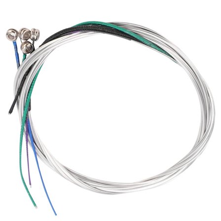 4/4 Fiolinstrengsett Aluminium-Magnesium Legering for Nybegynnere og Avanserte Utøvere (Sølv 4/4)