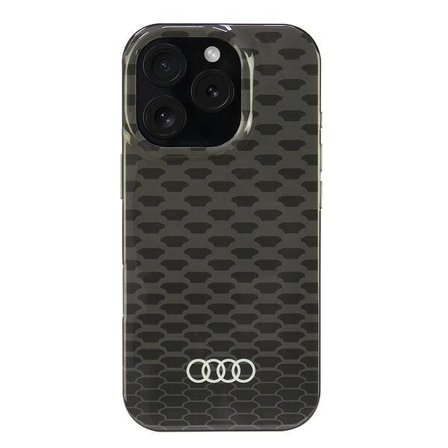 Audi IML Stitching Pattern MagSafe iPhone 16 Pro 6,3" svart hårddisk AU-IMLMIP16P-Q5/D3-BK