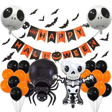 Halloween Party Dekorationskit - Halloween Hængende Hvirvler, Happy Halloween Banner, til Halloween Party Indendørs Udendørs Dekorationer B2
