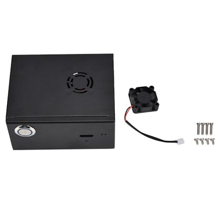 För Raspberry Pi X820 V3.0 SSD/HDD SATA-lagringskort matchande metallfodral