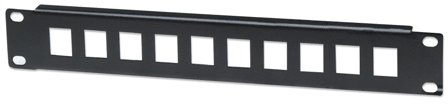 INTELLINET 10" Blank Patch Panel F-FEEDS
