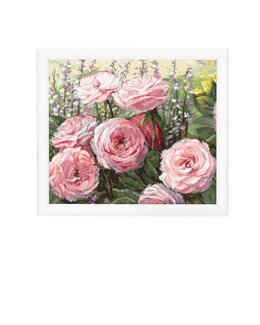 Stickpackung Bild Sommerblumen