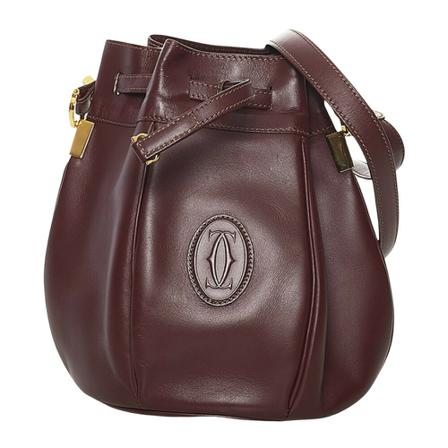 Cartier Vintage Cross Body Bags Rød, Dame Vintage Tasker, Størrelse: ONE Size