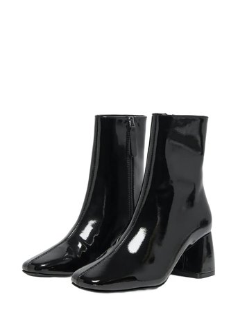 Onlbrielle-1 Pu Heeled Boot Black ONLY