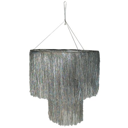 Takdekorasjon Sølvfolie Frynser 50 cm