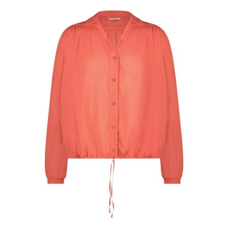 Penn&Ink N.y, Blouse s 22f 1078Ltd Oranje, Dames, Maat:S,Katoen