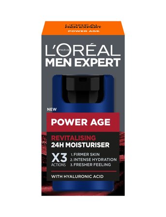 L'Oréal Paris Men Expert Power Age Revitalizing Moisturizer 50Ml - Nude - 50 ml