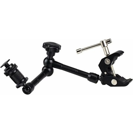 11 tums Magic Arm Set Magic Monitor Arm Ledad arm Magic Arm + Big Crab Clamp för 15 mm Dslr riggkamera för monitor LED-ljus