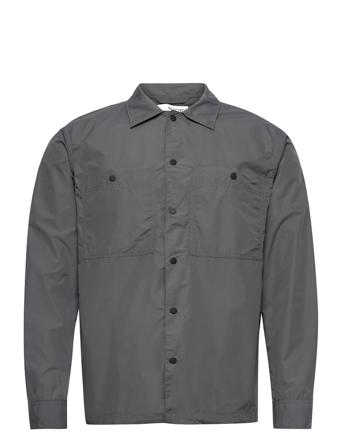 Slhrelaxkaylo Overshirt Ls G Grey Selected Homme