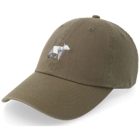 Origami - Grön unconstructed Keps - Origami Cat Stone Washed Olive Dad Cap @ Hatstore