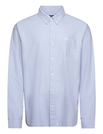 Fred Perry Oxford Shirt - Blue - L