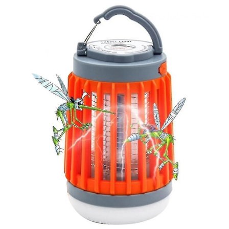 Myggemorder, Husholdningsflue Morder, Myggemorder, Led Myggemorder, Sol Myggefanger, Orange