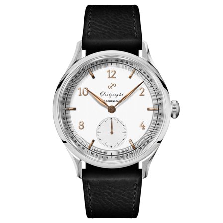 1968 Mechanical | Acier chirurgical, Blanc & Or Rose pour hommes - Montres bracelet