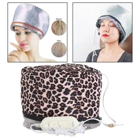 Hårpleie Steamer Hatt Fuktighetsgivende Vanntett Dyp Balsam Termiske Hatter Personlig Pleie 3 Nivå Temperaturkontroll Termiske Hatter US