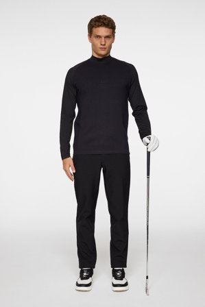 J.Lindeberg - Gael Hybrid Knit Sweater - Golf - Black - Men - S