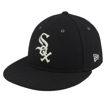 New Era - MLB Svart fitted Keps - Chicago White Sox Wool 59FIFTY Black Fitted @ Hatstore