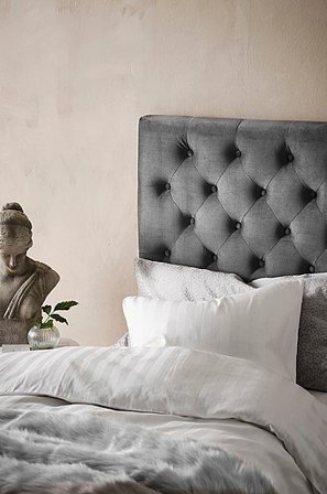 Jotex - Hoofdbord 90 Cm Donkergrijs Donkergrijs - SKENE - Koop Hoofdborden bij Jotex