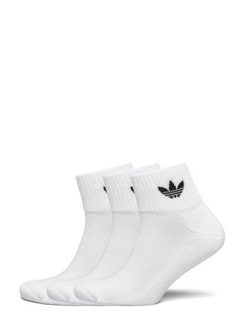 adidas Originals 1/4 Socks 3P - White - 40-42
