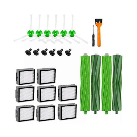 Dammsugartillbehörssats för I7 Ersättningsfilter Kompatibel för I7 I7+/i7 E5 E6e7