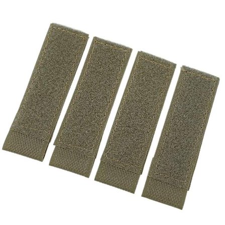 Hot tilbud til lav pris! 4-pak nylon velcro Molle patches til træningsvest jagt skydespil OD grøn-Glad