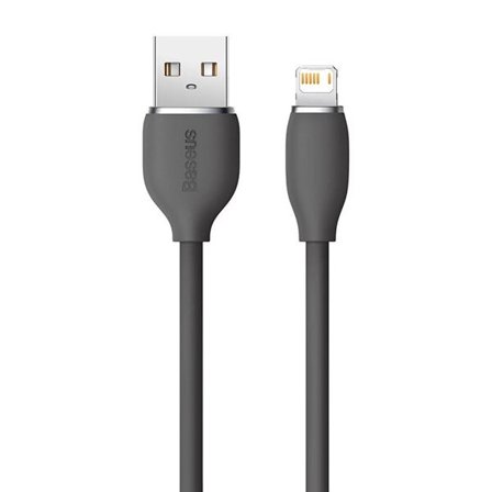 Baseus Jelly-kabel USB till Lightning, 2,4A, 1,2m (svart)