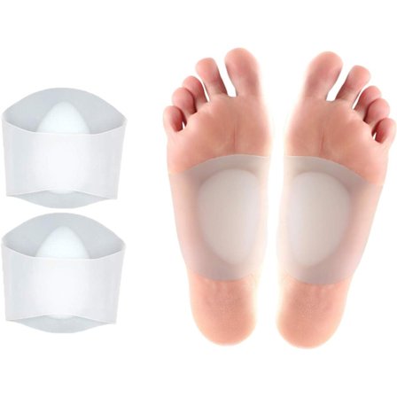 Gelputer med støtte for fotbue ved plantar fasciitt, myk gummi Sle, ZQKLA