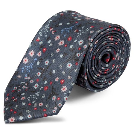 Basil Silk Boho Tie for Men - Patterned Ties
