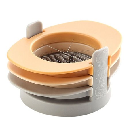 Fancy Äggskärare Tre I En Funktion ORANGE