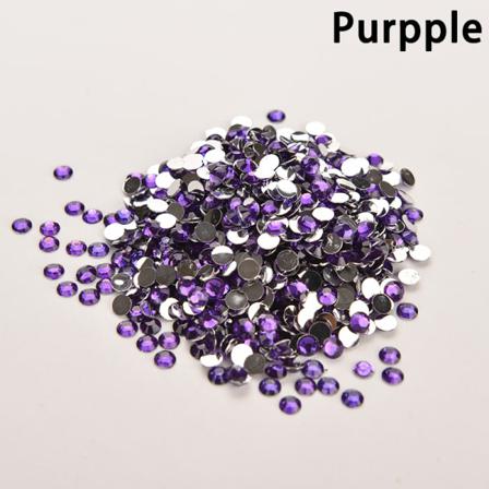 Lots 1000st Rhinestone Facetter Flatback Kristall Runda Pärlor