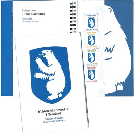 Grønland - Isbjørne på frimærker - Prestigehæfte nr. 2 - Postfrisk