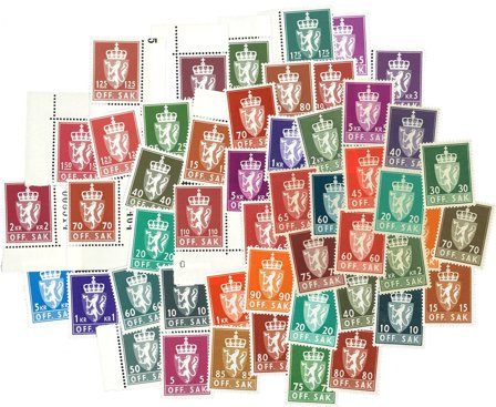 Norge - Tjeneste - 1955-82