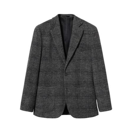 Mango Prince of Wales blazer Grå, Herre