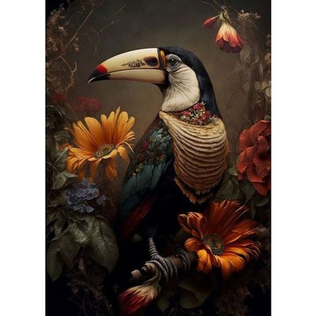 30*40cm 5D timanttimaalaus, DIY-kirjonta linnun timanttimaalaus