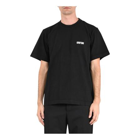 Mauro Grifoni, T-shirt Zwart, Heren, Maat:S
