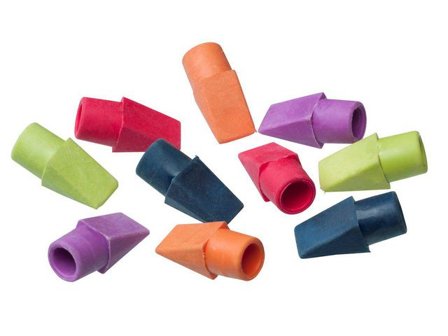 Linex Radertopp Cool KIDZ termoplastisk elastomer, olika färger 10/fp - Lyreco - Skola och förskola - Pennor och tillbehör - Radergummi