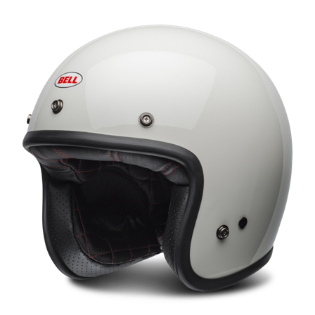 Pilothjelm Bell Custom 500 Hvid M