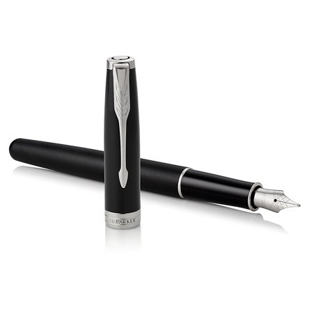 Parker Sonnet Black/Chrome Reservoar