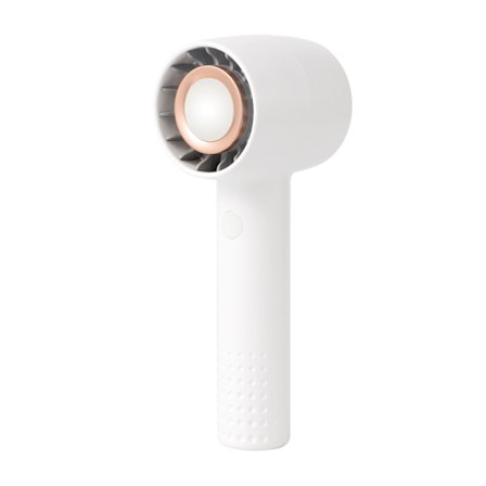 1 st Mini USB-fläkt i vitt med laddningsbart batteri Tyst bärbar fläkt med litet batteri för kontorskylning Klämma för resor utomhus inomhus