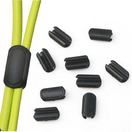 10 st Cykelvajer C-klämmor Bromsvajer Cykel Wire Slang Rör Vajerlina Ram Spänne för Broms Växel Derailleur Vajrar