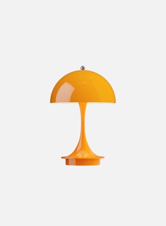 Panthella 160 V3 oppladbar bordlampe opaque - oransje
