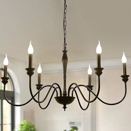 LED-pendellampe Chandelier Metall Vintage Stil 95cm