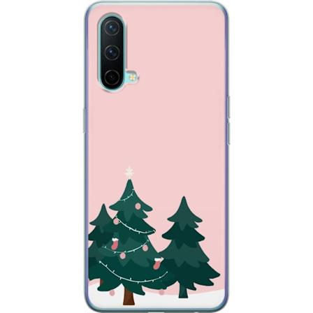 OnePlus Nord CE 5G Genomskinligt Skal Granar God Jul