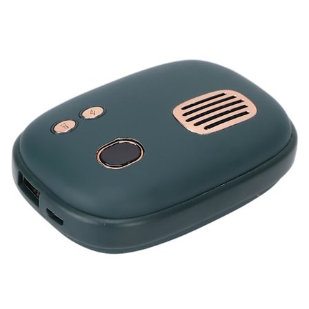 Uppladdningsbar handvärmare 10000mAh portabel powerbank med snodd och dubbla temperaturinställningar