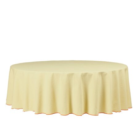 Broste Wilhelmina pöytäliina 200 cm, keltainen