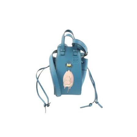 Loewe Pre-owned, Pre-owned Canvas handbags Blauw, Dames, Maat:ONE Size