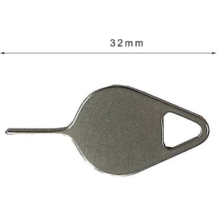 5 kpl SIM-kortin poistotyökalua, yhteensopiva Samsung Galaxy, iPhone ja HTC -puhelimien kanssa