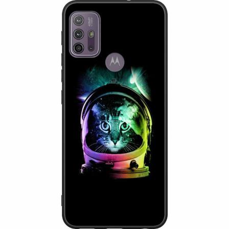 Motorola Moto G10 Svart Skal Space Cat
