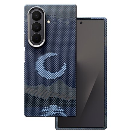 Mobilskal till Galaxy Z Fold 7 MagSafe Kevlar - Moon Blå