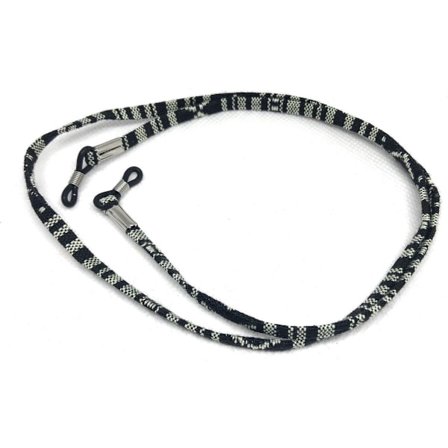 Go Go Gadget - Repkedja - Svart/Vit - Glasögonband - Solglasögonband - Hög kvalitet