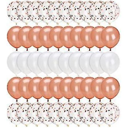 54 stk Rosa Gull Ballonger Latex Helium Ballonger Sprayflaske